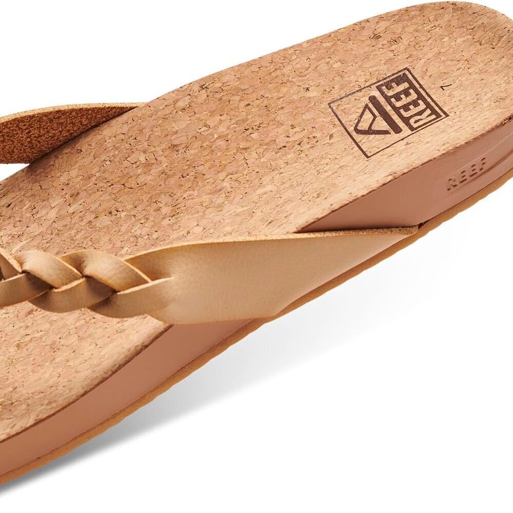 Women's Flip Flops Cushion Footbed Arch Support Beach Casual Rubber - Picture 6 of 6